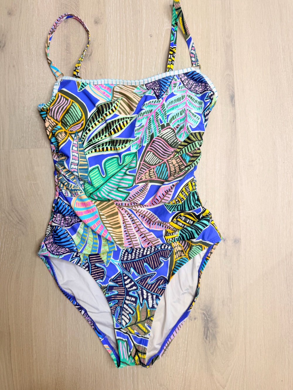 LA BLANCA Tropical One Piece Swimsuit Size 4